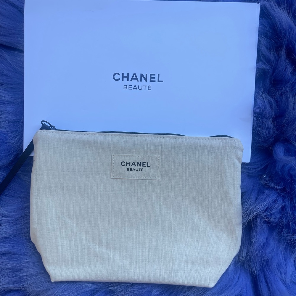 Authentic Chanel makeup pouch